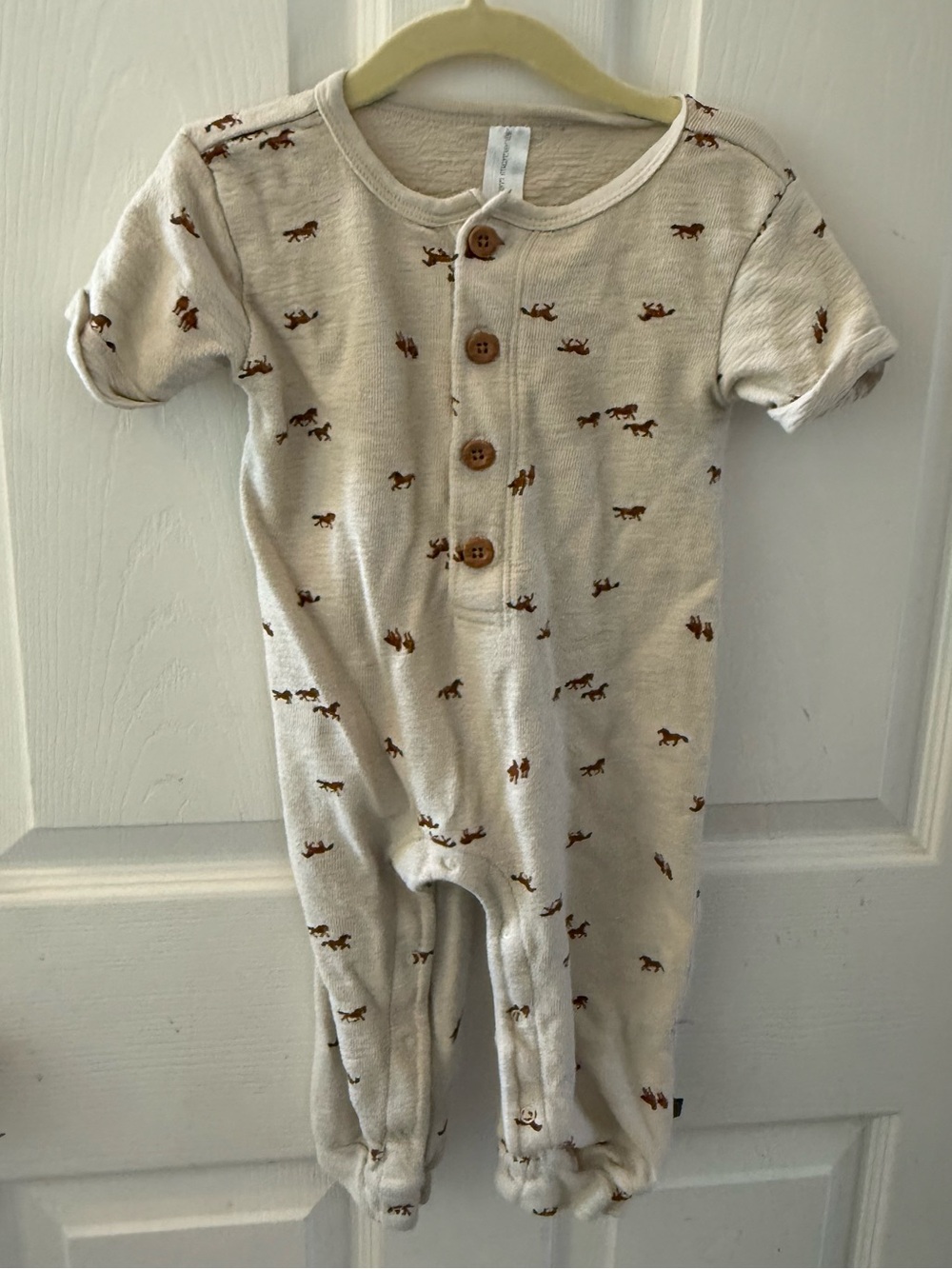 Modern Moments by Gerber Horse Print Romper 18M